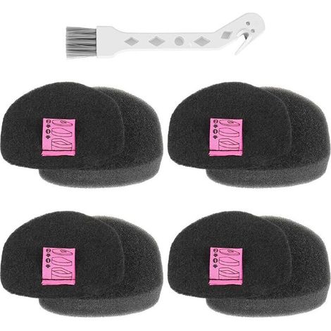 Lot de 4 filtres en mousse et feutre compatibles avec Shark CH901 CH950 CH951 CH951C CH900WM, pièce de rechange XFTRCH900 (1/5)