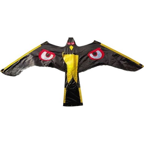 Falkenförmige Vogelscheuche – Vogelabwehr-Drachen – Für Garten, Terrasse, Rasen, Bauernhof – 120 cm x 65 cm – 1 Stück (1/5)