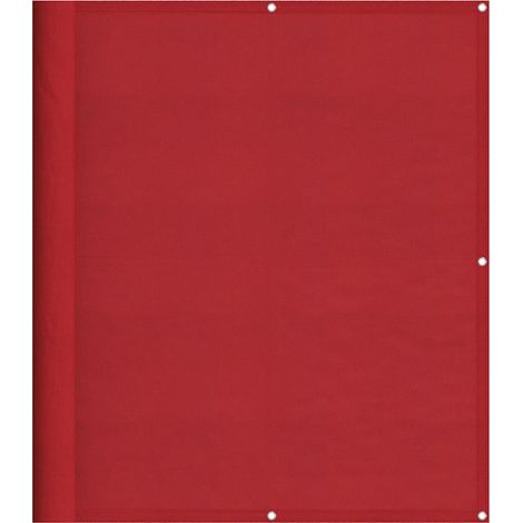 Maison Exclusive - Balkon-Sichtschutz Rot 120x800 cm 100% Polyest