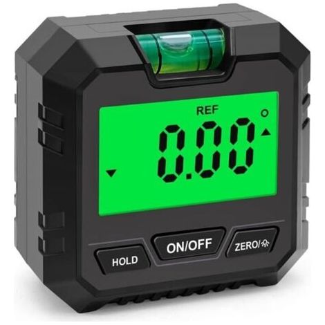 Mini rapporteur numérique inclinomètre Goniomètre électronique nivellement couteau Finder nivellement boîte Noir