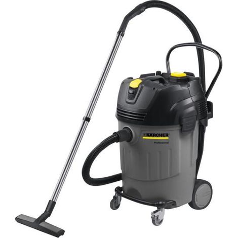 Kärcher – Aspirateur professionnel eau et poussières 2760W – Décolmatage semi-automatique – Cuve 65L pour chantiers humides – 2 moteurs (1/10)