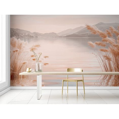 Papier Peint Paysage - Lac Idyllique - 150 x 250 cm (1/2)