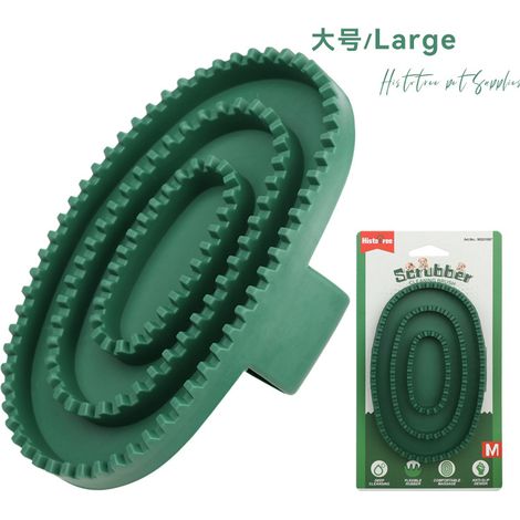Brosse de bain verte pour animaux (1 pièce), gant de massage nettoyant pour chien, brosse de bain pour chat, brosse de massage pour l'épilation.
