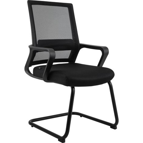 Silla voladiza Hanka Negro (1/5)