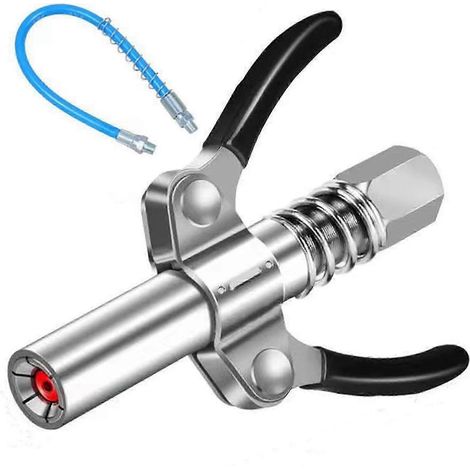 Fettpressenkupplung – Fettpressenspitze, Schmiernippel, robuste Schnellkupplung, kompatibel mit allen Fettpressen mit 1/8"-NPT-Anschluss – JXLGV (1/5)