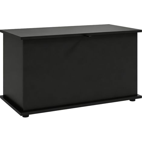 Coffre de rangement Couvercle Rabattable 80x40x45 cm Noir