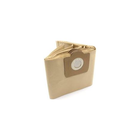 Lot de 10 Sacs Aspirateur pour Karcher 6.959-130.0 WD3 WD3P MV3 Sacs Filtrants en Papier de Rechange pour Aspirateur Wet & Dry, avec caractéristiques : Accessoire, Sac, 3W, 130.0W (1/3)