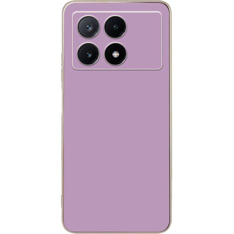 Funda para Xiaomi Poco X6 Pro 5G, Glamour CamShield, color morado. (1/2)