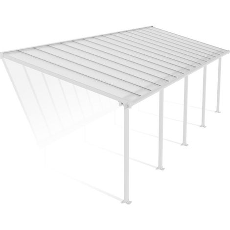 Palram - Canopia Aluminium Terrassenüberdachung Olympia Weiß 295x924x305 cm
