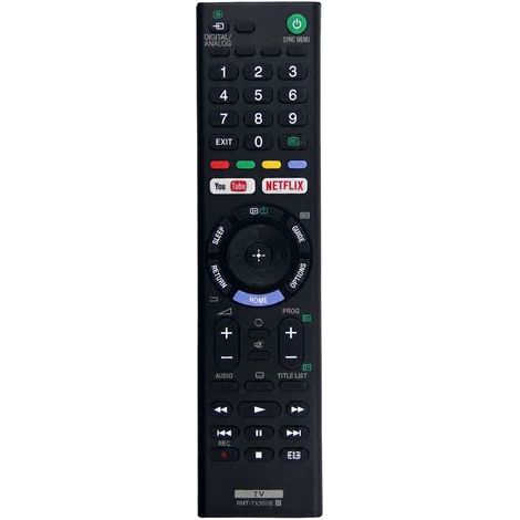 Telecomando TV compatibile con Sony RMT-TX300E, con pulsanti Netflix e YouTube (1/5)