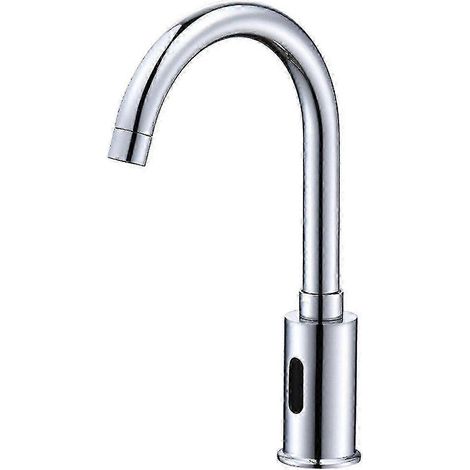Grifo automático con sensor infrarrojo, grifo de cocina sin contacto con modo de ahorro de agua. (1/5)