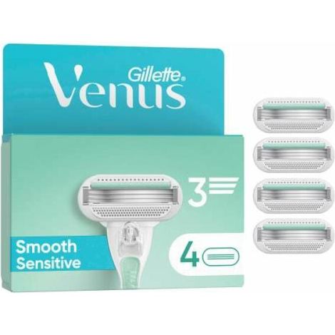 Gillette Venus Smooth Sensitive Systemklingen 4er