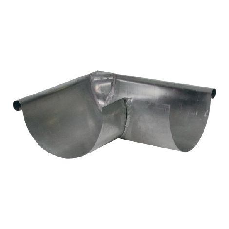 Equerre 1/2 ronde de 25 intérieure sans pince quartz-zinc - VMZINC - 220030922 (1/2)