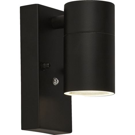 Searchlight 1Lt Light Outdoor Light avec capteur Dusk Till Dawn, noir (1/4)