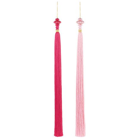 Tono Su Tono Nappa da Appendere Rosa Chiaro o Scuro 1 Pz