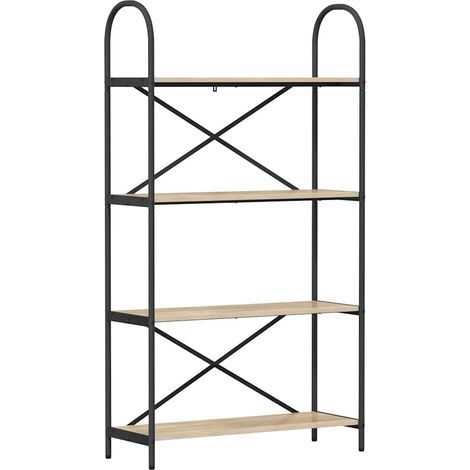 Maison Exclusive - Bücherregal Sonoma-Eiche 80 x 30 x 146 cm Holz