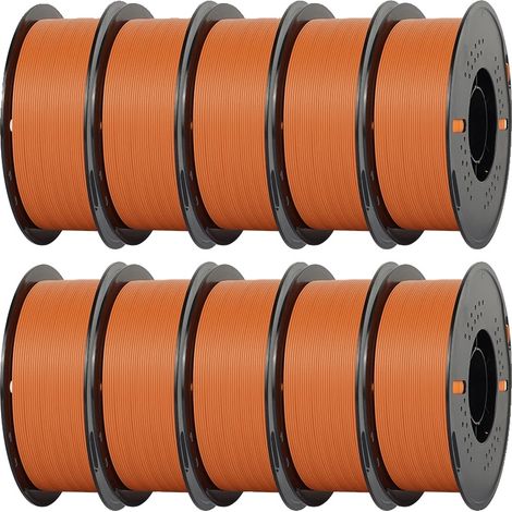Filamento para impresión 3D, acabado mate, paquete de 10 kg, PLA mate OG de 10 kg (1/2)
