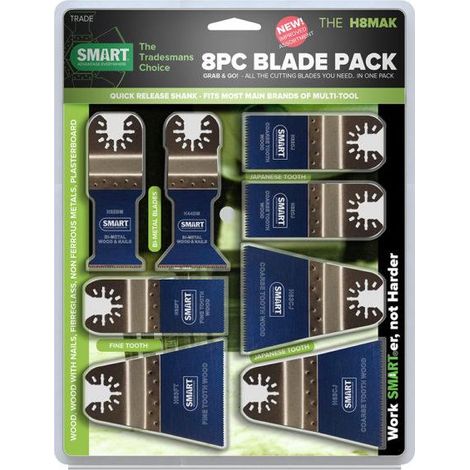 SMART Trade H8MAK 8 Piece Multi Tool Blade Set (1/6)