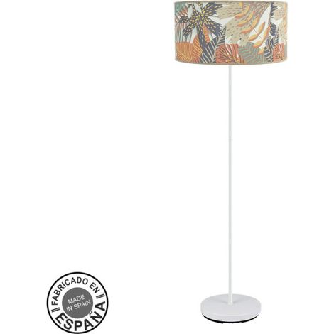 FABRILAMP Boden De Wohnzimmer Äthiopien 1xe27 Weiß/Gedruckt 164x40x40cm