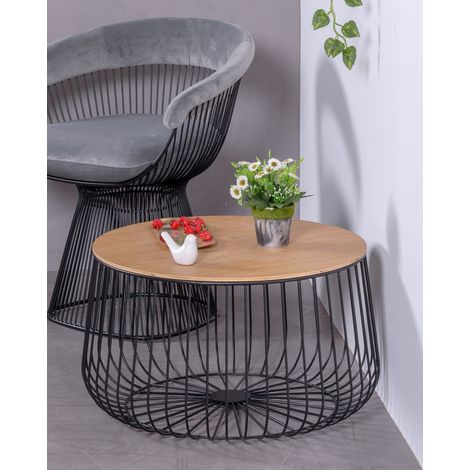 Nest Dream - Couchtisch aus Eschenholz - Zurich - Schwarz