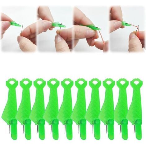 2024 New Accessoires Couture Aiguilles Couture Enfile Aiguille Machine à Coudre Plastique DIY Enfile-Fil, Passe Fil Couture Enfile-Aiguilles pour Coudre à Main & Quilting Craft (10) (1/4)