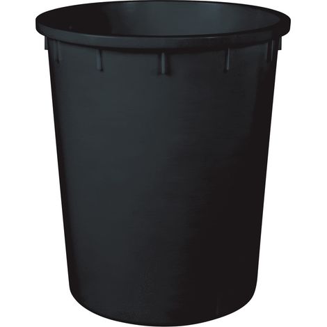 BRB Rundtonne für Gewerbe & Industrie – hygienisch, stabil, stapelbar, vielseitig (anthrazit, 150 Liter)