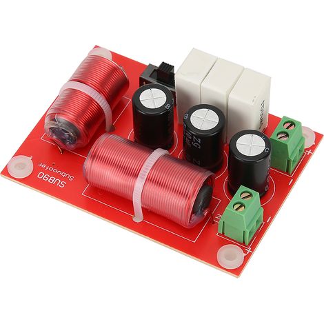 Filtre Crossover Audio 3 Voies pour Haut-parleurs 4‑8 Pouces - Diviseur de Fréquence pour Graves et Médias