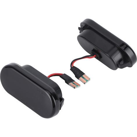 2 feux de position LED fumés pour aile, clignotants latéraux auto tuning compatibles Bora, paire (1/5)