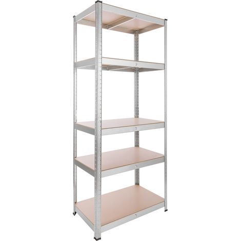 AREBOS Estanteria Metalica Estanterias Almacenaje 180 x 75 x 45 cm 875 kg Estanterías Metálicas Estanterias Metalicas Almacenaje 5 Baldas (1/5)