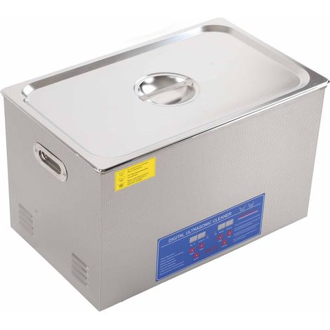Nettoyeur à ultrasons 30L avec cuve à ultrasons numérique, chauffage et minuterie PS-100A 220V (1/5)
