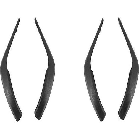 Lot de 4 caches de poignées de porte intérieures pour BMW X1 E84 (2010-2016), finition noire. (1/4)