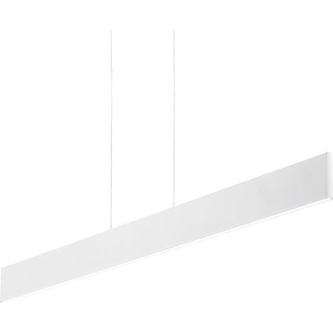 Ideal Lux Desk - LED 1 Licht Decke Anhänger Bar Weiß (1/2)