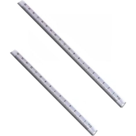 Règles triangulaires transparentes, outils de mesure 15 cm et 20 (1/5)
