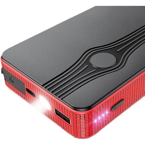 Démarreur de Voiture d'Urgence 600A, Batterie Externe 12V - Port USB et Lampe Torche -Capacité 20000mAh, pour Voitures Essence (1/5)