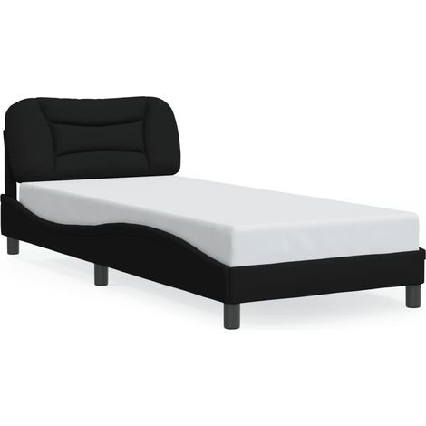Maison Exclusive - Giroletto con LED senza Materasso Hvar Nero 90x190 cm in Tessuto