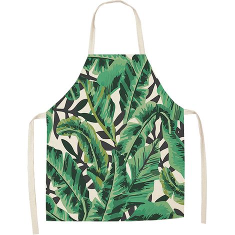 Tablier De Cuisine - Coton Et Lin Imperméable Résistant À L'Huile - Pour Chef Et Pâtissier Adulte - 1 Pièce (1/2)