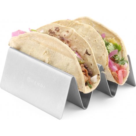 Présentoir pour sandwichs hot dog, 2 compartiments - Hendi 429440 (1/4)