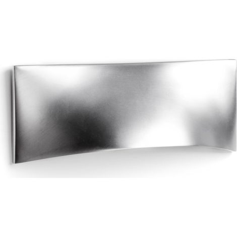 Concha de zamak con acabado cromo mate, dimensiones:108x41x25mm y entrepuntos:64mm - (1/5)