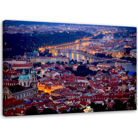 Tableau sur toile Ponts de la ville de Prague 60x40 (1/5)