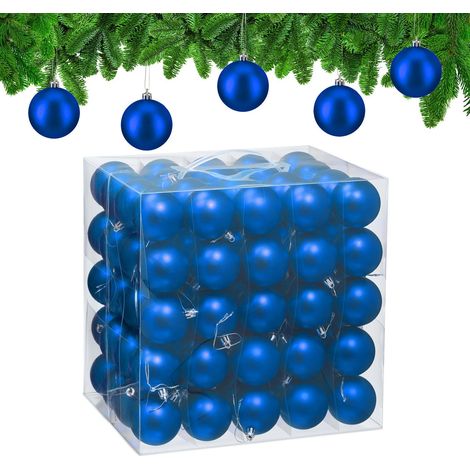 Matte Christmas Baubles Set - 100 Pieces (1/5)