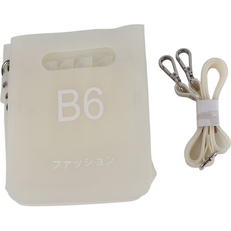 Ceinture de coiffeur réglable avec poche transparente pour ciseaux et étui, bandoulière incluse, pour coiffeurs et stylistes. (1/5)