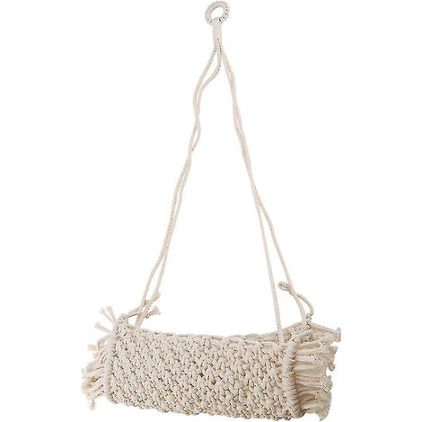 1 panier suspendu en corde de chanvre (1/3)