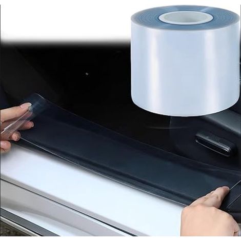 Pellicola protettiva per auto, pellicola protettiva per pelle, adesivo antigraffio per bordi delle portiere, decorazione, accessori interni resistenti all'usura, idrorepellente (Rhino) (1/4)