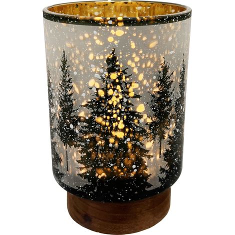 TrendLine LED-Windlicht Ø 10 x 15,5 cm warmweiß für innen