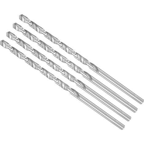 Extra Longue Torsion Perceuse Mèche 6mm Dia 160mm Longueur HSS 4pcs (1/5)