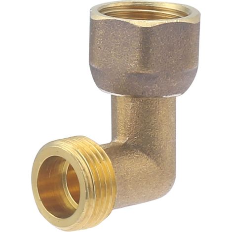 Codo Tuerca Libre QUICK PLOMBERIE - Macho 3/8 Hembra 3/8 (1/4)