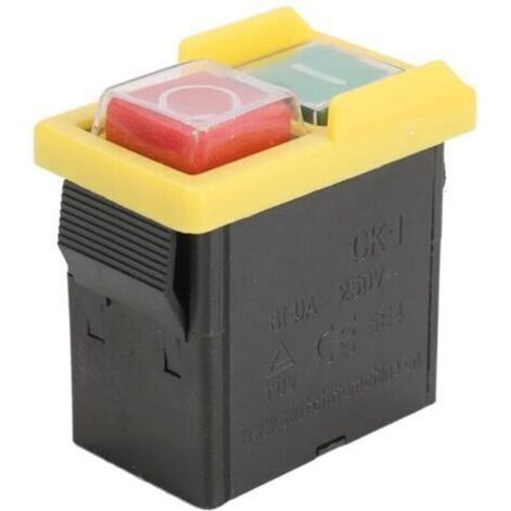 Commutateur, 250 tension universel CK1/250 V interrupteur de sécurité étanche à la poussière interrupteur meuleuse interrupteur électromagnétique