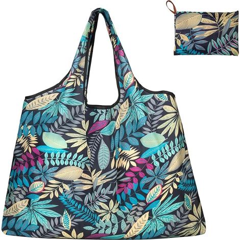 Foldable Shopping Bag, Reusable Shopping Bag, 50x66cm, Lightweight Handbag for Shopping (1/5)