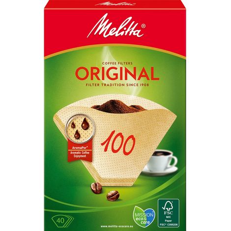 Melitta Kaffeefilter 100 Paket mit 40 Filtern