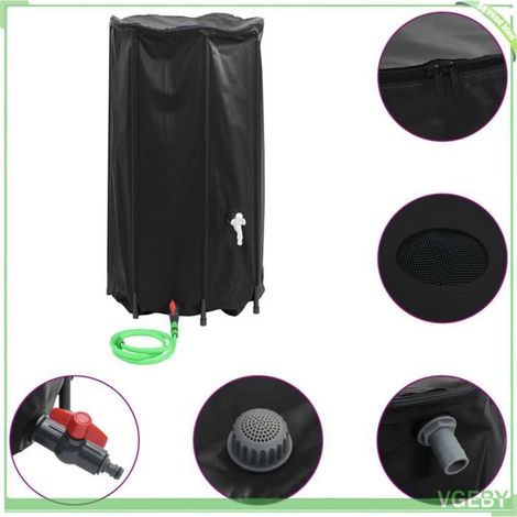 Réservoir d'eau pliable - FAFEICY - 156013 - 380 L - PVC - Robinet pliable (1/5)